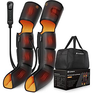 QUINEAR Leg Massager, 3-in-1 Foot Calf & Thigh Massager with Heat and Compression Therapy FSA-HSA Eligible $79