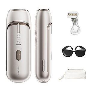 Dreame Nova IPL Hair Removal with Dual-Lamp 27J Output, Sapphire ICE Cooling $169.99