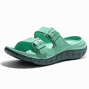 GLOBALWIN Recovery Slides For Women Mia Summer Sandals With Comfortable Arch Support $9.99