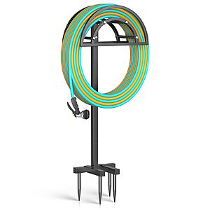 OLV Garden Hose Holder, Heavy Duty Freestanding Outdoor Water Hose Holder Stand Holds 150-ft Hoses $18.49