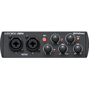 PreSonus AudioBox 96 25th Anniversary USB Audio Interface $79.99