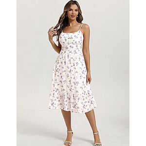 Belle Poque Womens Vintage Floral Midi Tea Party Cocktail Dress $14.83 at Belle Poque Fashion via Amazon