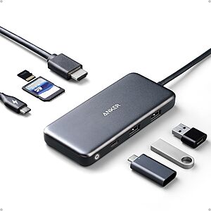 Anker USB C Hub, 7-in-1 Multi-Port USBC Hub, 4K HDMI USB-C Adapter $25.75