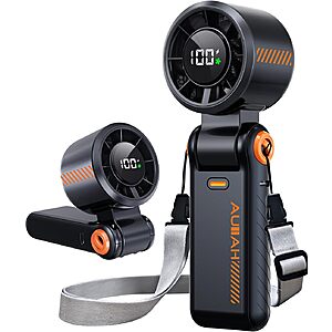 AUIIAH Portable Handheld Turbo Fan $8.49