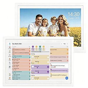 10.1 Inch Wall Plan Touch Screen WiFi enabled Smart Electronic Planner Digital Calendar $59.98