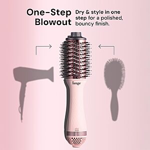 L'ANGE HAIR Le Volume 2-in-1 Titanium Blow Dryer Brush | Frizz Control Blowout Hair Dryer Brush for Drying and Styling $49.97