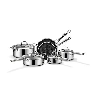 SNOWCLAD Pots and Pans Set Non Stick | Stainless Steel Kitchen Cookware $93.59