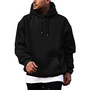 PLEPAN Hoodies for Men Cotton Essentials Sweatshirts $13.79