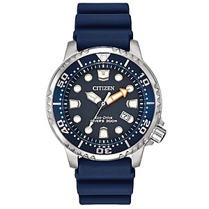 CITIZEN Men's Eco-Drive Promaster Dive 4 44mm Stainless Steel BN0151-09L $237.99