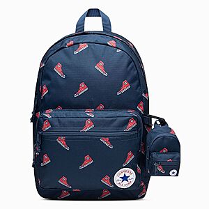 Converse 18'' Go 2 Backpack w/ Mini Keychain Backpack (4 colors) $10.99 + Free Shipping