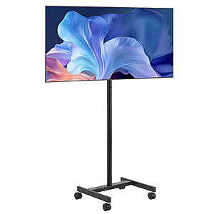 SucceBuy Rolling Mobile TV Cart w/ Wheels (17-55" TV's/Monitors) $20.52 + Free Shipping