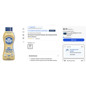 Barkeepers Friend - 26oz 6 pack - $2.72 - Walmart