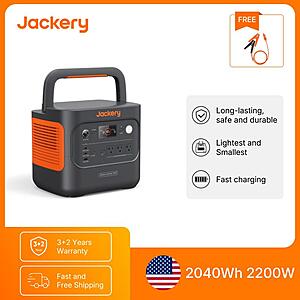 Jackery Explorer 2000 v2 2040Wh Portable Power Station 2200W AC Output $576 + Free Shipping @ AliExpress $606.2
