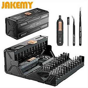 JAKEMY 180 in 1 Precision Manual Multifunctional Screwdriver Set Magnetic Phillips Mobile iPhone & PC & Glasses Repair Tool $17 + Free Shipping