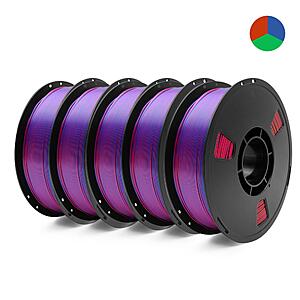 5KG Tricolor Silk PLA 3D Printer Filament 1.75mm 1kg/spool 3D Printing Material Color B $42 + Free Shipping $41.73