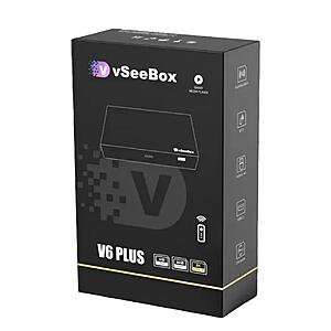 vSeeBox V6 Plus Android 14 TV Box 8K@60Hz Quad-Core 4GB/64GB 1000M Ethernet Streaming Media Player $240 + Free Shipping
