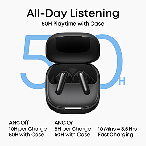 Soundcore P31i by Anker Translation Earbuds with Real-Time Adaptive ANC $33
