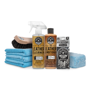 Chemical Guys 8-Piece Leather Care Kit &ndash; Cleaner, Conditioner &amp;amp; Detailing Tools for Car Interiors $22.97 @Walmart