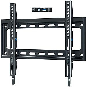 Mounting Dream TV Mount Fixed for Most 26-60 Inch LED, LCD and Plasma TVs, TV Wall Mount TVs Bracket up to VESA 400x400mm and 100 LBS Loading Capacity, Low Profile and Space Saving Flat Mount MD2361-K