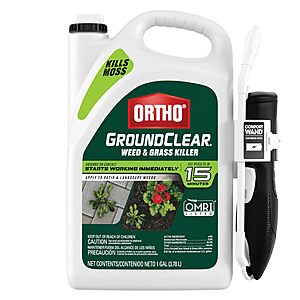 Ortho GroundClear Weed & Grass Killer with Comfort Wand, 1 gal. $16.65 @Amazon