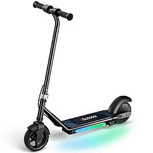 iScooter IK3 Electric Scooter for Kids Ages 6-12, 150W Motor, LED Display, 3 speeds Adjustable, Colorful Lights, Double Brake, Kids Electric Scooter $119.98