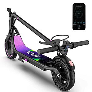 WERHY Electric Scooter, 500W/350W Powerful Motor & 19/22 MPH Top Speed, 16/25 Miles Range, Folding E Scooter with Dual Braking for Adults $149.98
