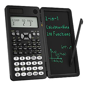 82MS Scientific Calculator 240 Functions 2-Line Display for Middle Students $16.24