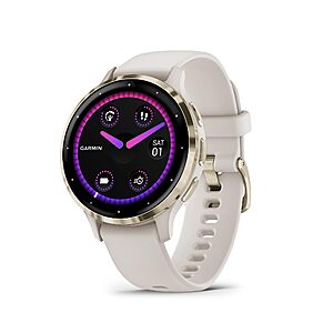 Garmin Venu&reg; 3S, Premium Fitness Smartwatch, 41mm, Ivory $299.99