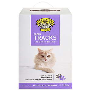 20-Lb Dr. Elsey's Clean Tracks Clumping Clay Cat Litter $9.97 + Free Shipping w/ Walmart+ or on $35+