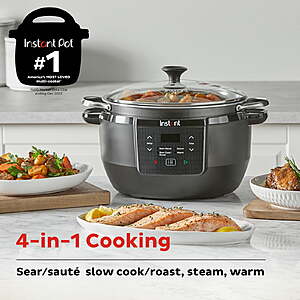 7.5-Qt Instant Pot Superior Cooker Chef Series Slow Cooker w/ Multifunctional Cooker $40 + Free Shipping