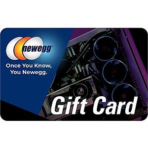 Newegg $100 Gift Card + $15.00 Promotional Gift Card (Email Delivery) $100 + Free Digital Delivery