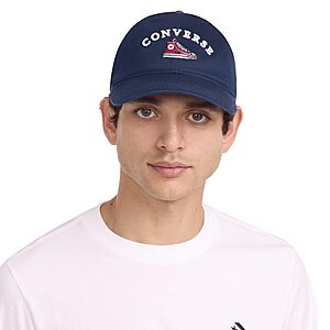 Converse Unisex Baseball Hat (Obsidian/Sneaker) $8.43 + Free Shipping w/ Prime or on $35+