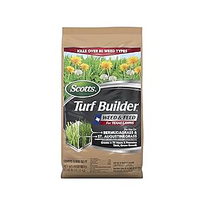 22.40-LB Scotts Turf Builder Weed & Feed for Texas Lawns (8,000 sq. ft.) $24.99 + Free Shipping w/ Prime or $6 Fee per Order