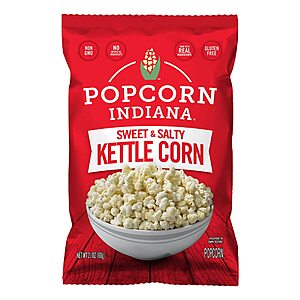 6-Pack 2.1-Ounce Popcorn Indiana Kettle Corn Bags $6.72 + Free Shipping w/ Prime or on $35+