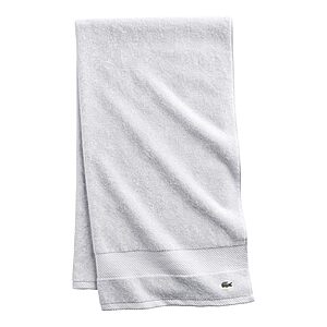 Lacoste Heritage 30" x 54" Supima Cotton Bath Towel $13.99 + Free Shipping w/ Prime or on $35+