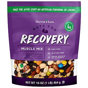 16-Ounce Nature's Eats Nuts for Recovery Muscle Trail Mix $5.98 w/ S&S + Free Shipping w/ Prime or on $35+