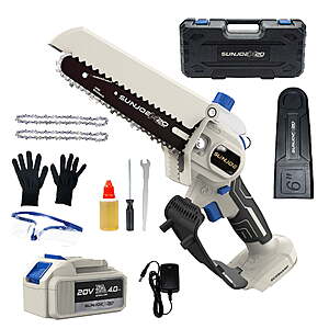 Sam's Club Members: Sun Joe 20V X20 6" Cordless Handheld Pruning Saw w/ 4.0-Ah Battery & Charger $39.98 + Free S&H w/ Sam's Plus Membership