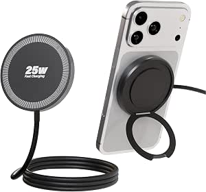 WayLite 25W Magnetic Wireless iPhone Charger w/ Kickstand & 6' USB-C Cable (Black) $7.64 + Free Shipping w/ Prime or on $35+