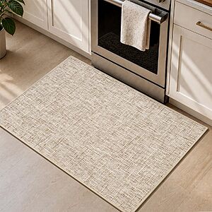 PADOOR Chenille Non-Slip Kitchen Rug (Various Colors): 18"x30" $10.99, 20"x32" $13.99, 24"x36" $15.99 + Free Shipping w/ Prime or on $35+
