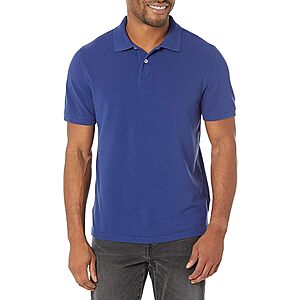 Amazon Essentials Men's Slim-Fit Short-Sleeve Cotton Pique Polo Shirt