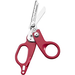 LEATHERMAN, Raptor Response Emergency Shears with Ring Cutter and Oxygen Tank Wrench, Made in the USA, Crimson $39.95