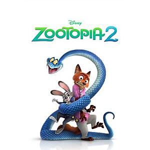 Zootopia 2 (2025) (4K UHD Digital Film; MA) $9.99 w/ Amazon Prime Membership via Amazon