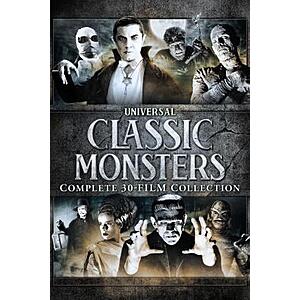 Universal Classic Monsters 30-Film Collection (4K UHD/HD Digital Films; MA) $49.99 via AppleTV