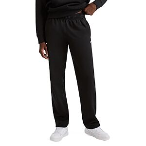 $18.00: Champion Men's Open-Bottom Fleece Sweatpants, Standard Fit, Midweight Fleece (Various Colors/Sizes SM-5XL Tall)