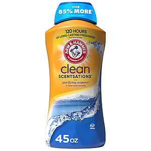 [S&S] $5.67: Arm & Hammer Clean Scentsations Scent Booster, Laundry Purifying, 45 Oz @Amazon