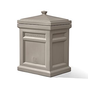 $33.86: Step2 Express Parcel Delivery Box, Large Outdoor Package Bin with Lid, Weather-Resistant, Mocha
