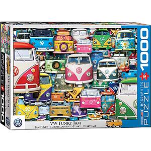 EuroGraphics VW Funky Jam Puzzle Made in USA $6.63