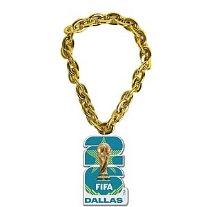 HONAV FIFA World Cup Dallas Host City 17" Fan Chain &ndash; Durable FIFA Lanyard, Lightweight & Comfortable, Officially Licensed Design &ndash; for $8