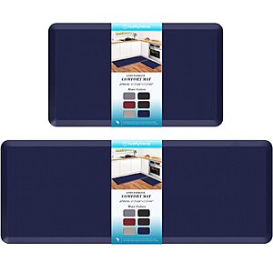 2-Piece HappyTrends Anti-Fatigue Cushioned Kitchen Mats (20"x30"+20"x47") $19.99 + Free Shipping w/ Prime or on $35+