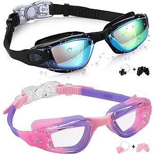 2-Pack Aegend Kids Swim Goggles $4.99 + Free Shipping w/ Prime or on $35+